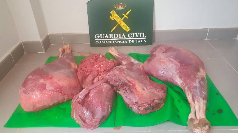 Intervienen carne de ciervo no apta al consumo en Santisteban del Puerto