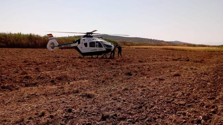 Búsqueda del hombre desaparecido en Arjona en imágenes