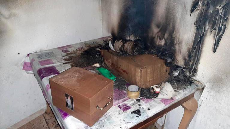 Fuego en una casa de hermandad