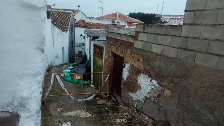 Susto en Martos por el derrumbe parcial de una vivienda