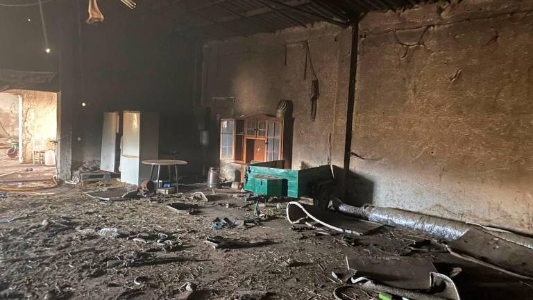 Extinguido un incendio en una nave agrícola en la zona de Managua, en Jaén