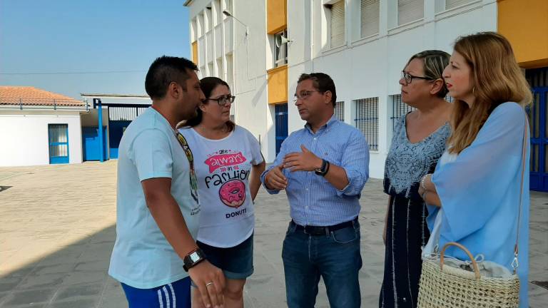 Visita al campamento urbano inclusivo