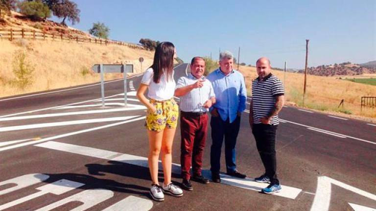 Diputación acondiciona la carretera de acceso a Vilches, tras 581.000 euros de inversión