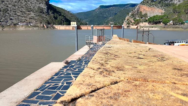 El pantano del Tranco supera las tres cuartas partes de su capacidad total