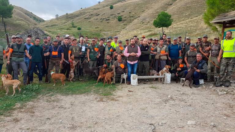 Caza menor con la asistencia de perros