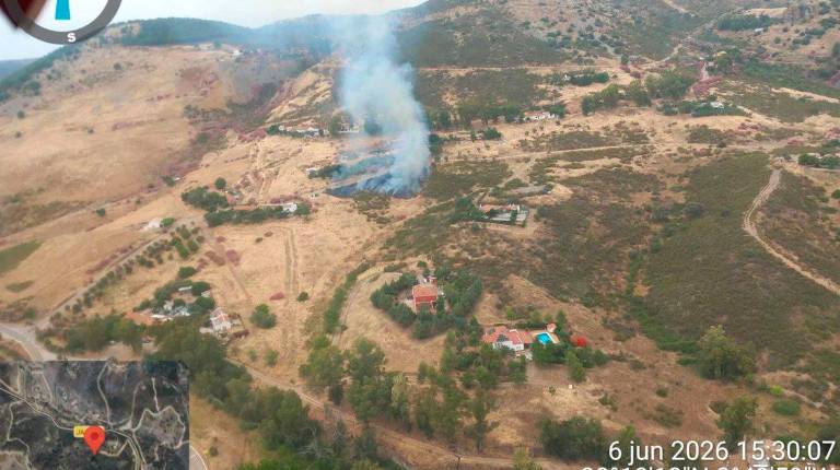 <i>Incendio en el paraje. / Infoca.</i>