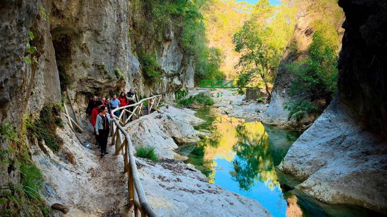 <i>Visita a las obras en la ruta del río Borosa. / Junta de Andalucía. </i>