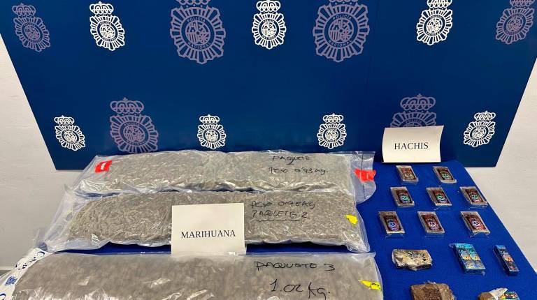<i>Droga intervenida en la operación. / Policía Nacional.</i>
