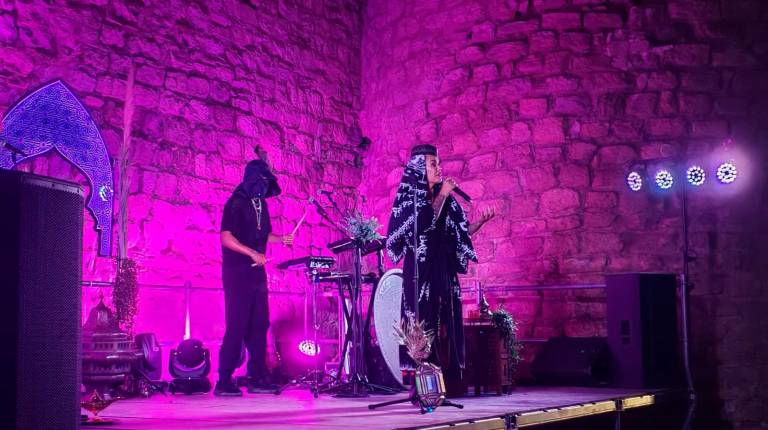 <i>Vinila Von Bismark en un pase de su concierto. / Ayuntamiento de Jaén.</i>