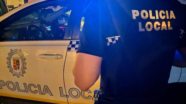 Estas son todas las intervenciones de la Policía Local de Martos durante el fin de semana