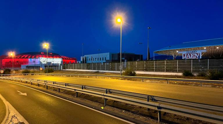 <i>El Olivo Arena ya está preparado para la gala de los Jiennenses del Año 2025. / Jason Moyano / Diario JAÉN.</i>
