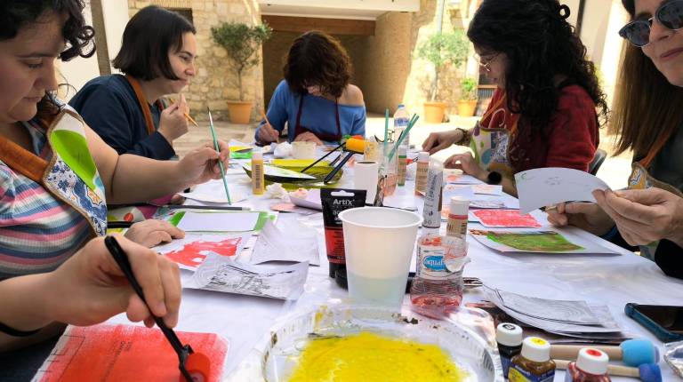 <i>Imagen del desarrollo del taller. / Ayuntamiento de Jaén.</i>