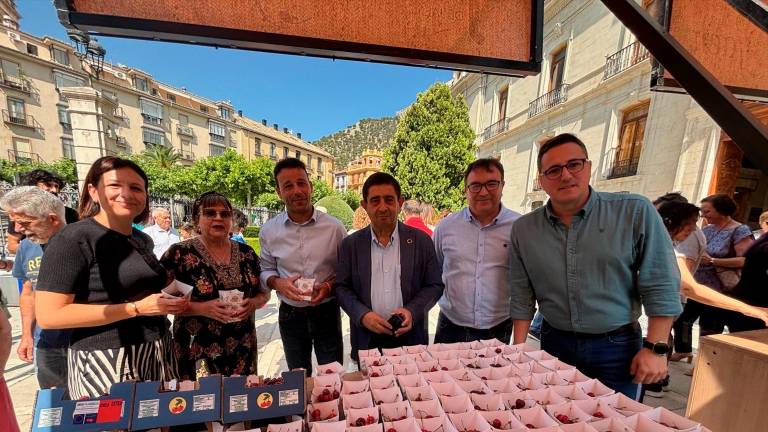 La lonja de la Diputación promociona las bondades de la cereza
