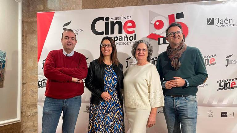 Enrique Iznaola, África Colomo, Rosario Pardo y Miguel Ángel Parra. / Ana Isabel Bravo / Diario JAÉN.