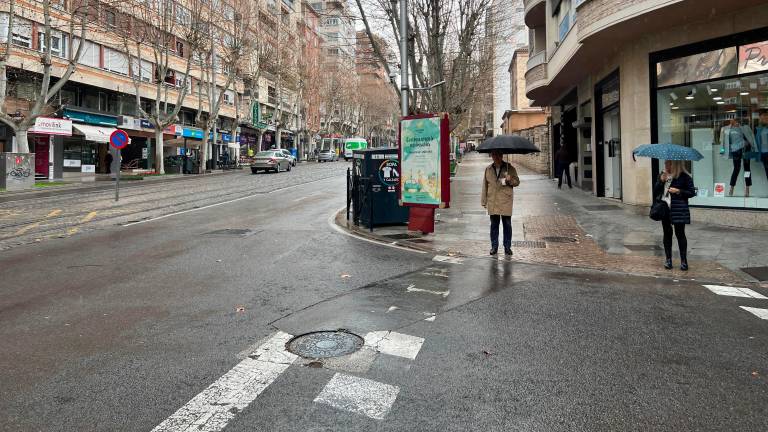 Domingo lluvioso en Jaén, con mínimas al alza y máximas a la baja