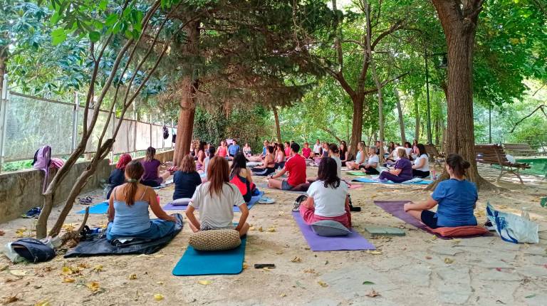 Jabalcuz viven una jornada de yoga y meditación con todas las plazas cubiertas