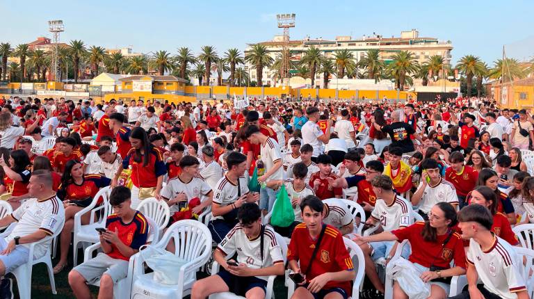 <i>Aficionados en Bailén.</i>