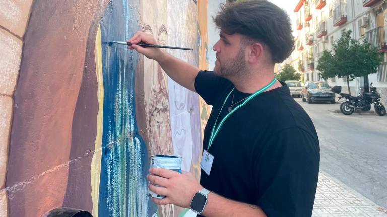 <i>El artista quesadeño Rubén Martínez.</i>