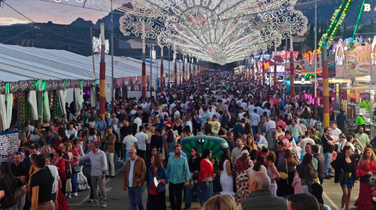 <i>Gente por las calles de la Feria de San Lucas. / Ana Isabel Bravo / Diario JAÉN.</i>