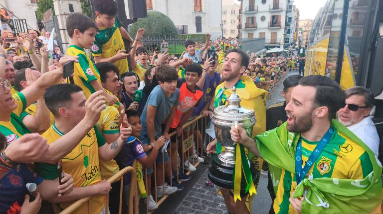Los mejores momentos de la celebración de la Copa del Rey del Jaén Paraíso Interior