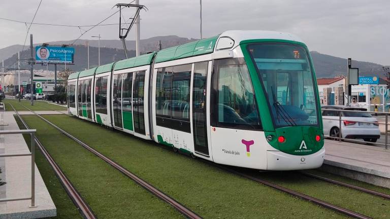 Tranvía de Jaén en pruebas. / Junta de Andalucía.