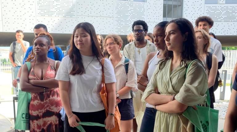 <i>Estudiantes extranjeros en la Universidad. / UJA.</i>