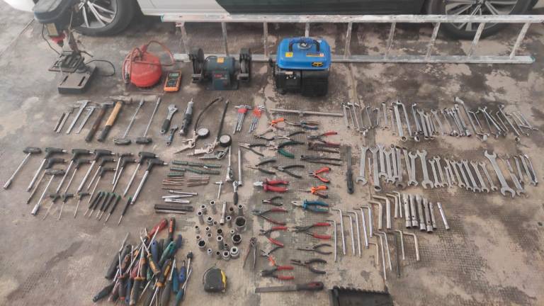 Robo con fuerza en un taller de Martos con un botín valorado en 3.000 euros