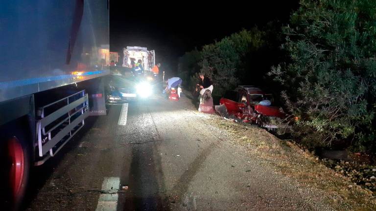 Ocho heridos en una colisión múltiple en Villanueva de la Reina