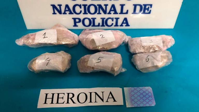 La Policía Nacional de Linares incauta casi un kilo de heroína