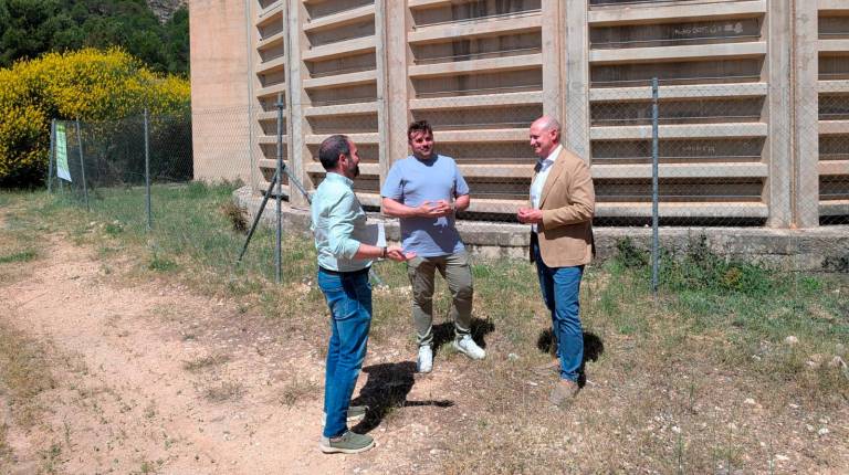 <i>José Luis Hidalgo visita las obras. / Diputación de Jaén.</i>