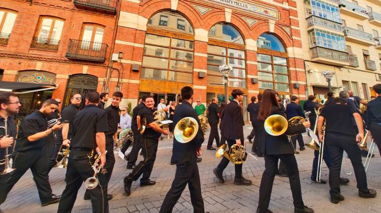 <i>Durante la celebración del XVI Festiband (Festival Jiennense de Bandas de Música). / Ayuntamiento de Jaén. </i>