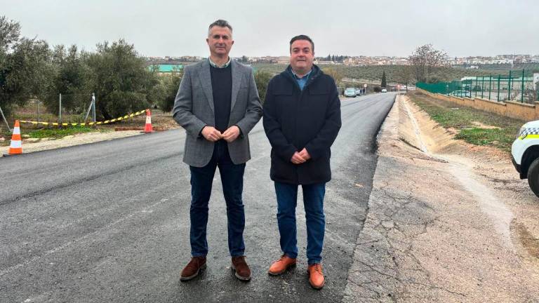 La Diputación destina cerca de 206.000 euros a la mejora del firme de la carretera de acceso a Sabiote