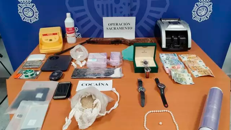 Una operación antidroga se salda con cuatro detenidos y dos kilos de cocaína y heroína intervenidos