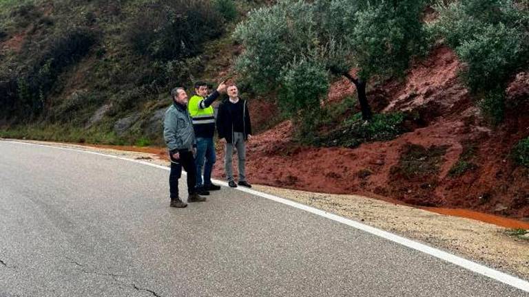 Análisis de los desperfectos provocados por el temporal en carreteras provinciales para planificar obras de emergencia