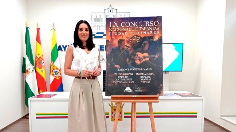 <i>La concejala Susana Ferrer en la presentación del concurso. / Ayuntamiento de Linares.</i>