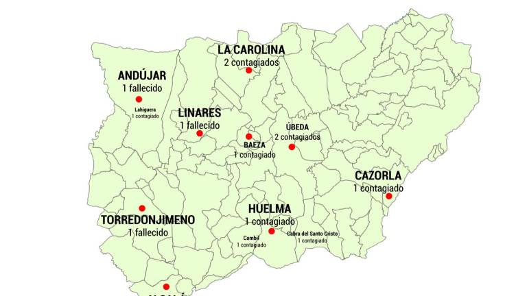 Jaén se eleva a los 171 casos y 3 fallecidos