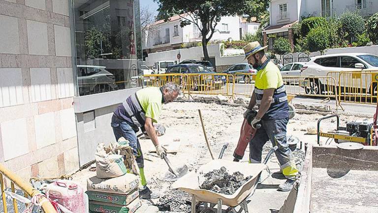 Obras en varias calles para mejorar la seguridad peatonal