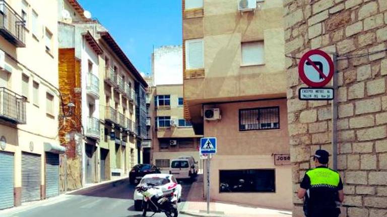 Un peatón resulta herido en un accidente en la calle Puerta del Ángel