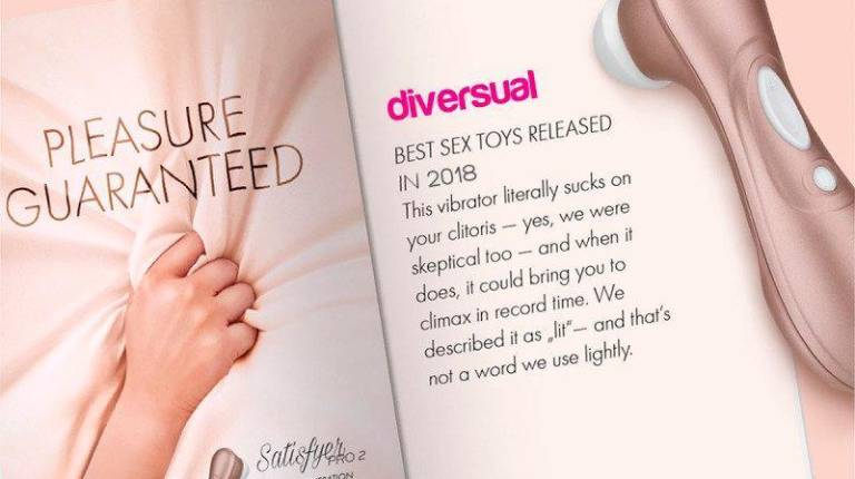 ARRASA EN EL MERCADO. <i> Este año, entre los productos más vendidos en múltiples plataformas digitales se encuentran el estimulador Satisfyer.</i>