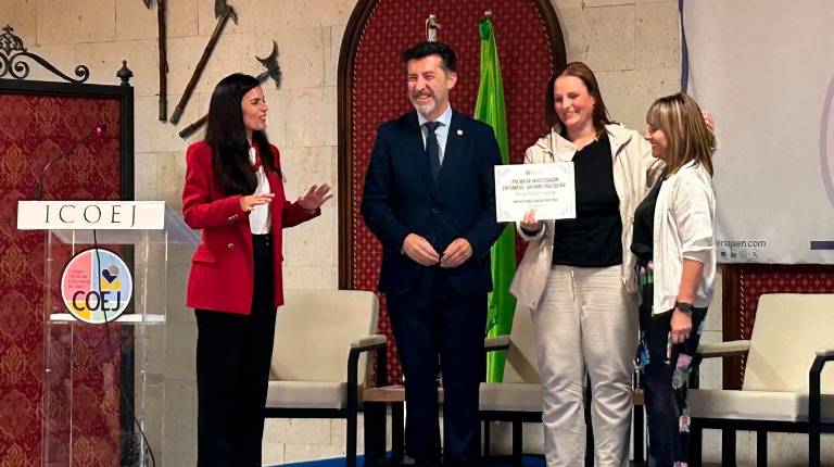 <i>Distinción a una enfermera. / Junta de Andalucía.</i>