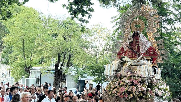 La patrona de Jimena vuelve al paraje de Cánava tras los días festivos