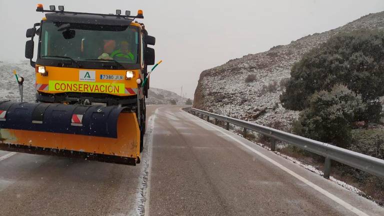 La nieve cubre la provincia en Semana Santa