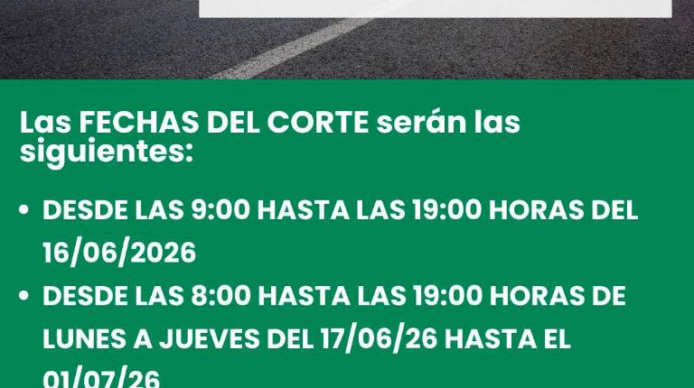 Estos son los desvíos alternativos de la A-650, en Castillo de Locubín, por obras de rehabilitación del firme
