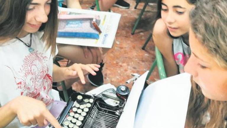 Periodismo y vida con escolares de Huesa