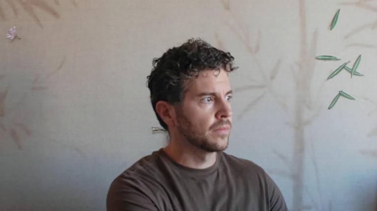 <i>El artista jiennense David Calderón. </i>