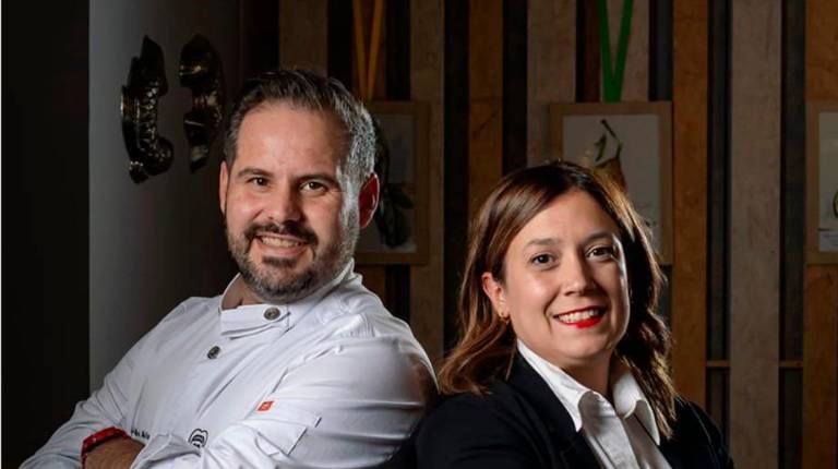 <i>José María Molina y Noelia Campillo.</i>