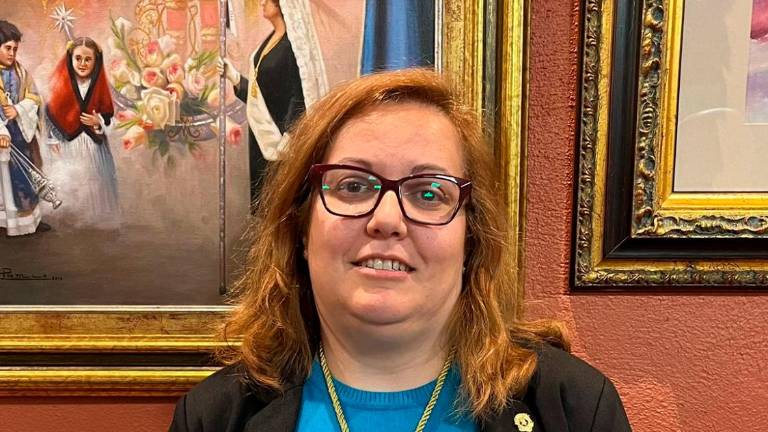 Olga Martín García, de la Cofradía del Santísimo Cristo de Charcales: “El estreno va a ser una sorpresa”