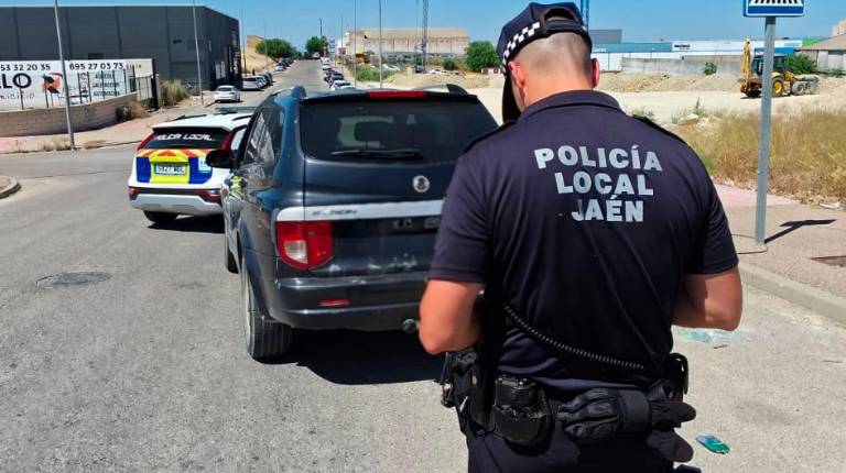 <i>Intervención policial. / Ayuntamiento de Jaén.</i>