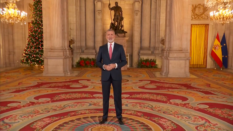 El Rey llama a preservar la convivencia, pide diálogo y alerta de “hastío” por la tensión política