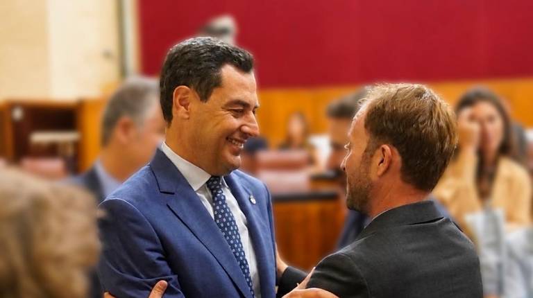 <i>Juanma Moreno y Erik Domínguez.</i>
